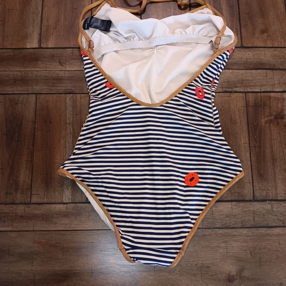 MARC by Marc Jacobs Mademoiselle One Piece Swimsuit Small Women Novelty Print